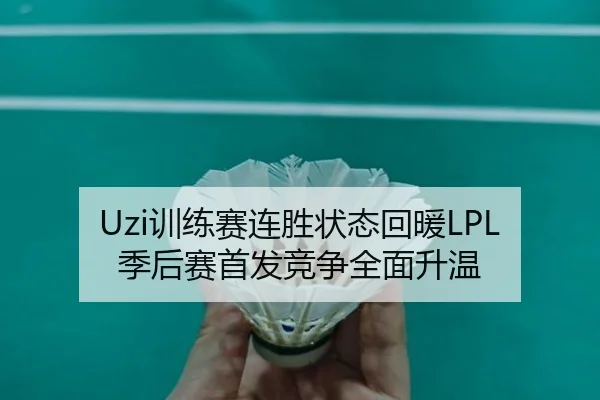 Uzi训练赛连胜状态回暖LPL季后赛首发竞争全面升温